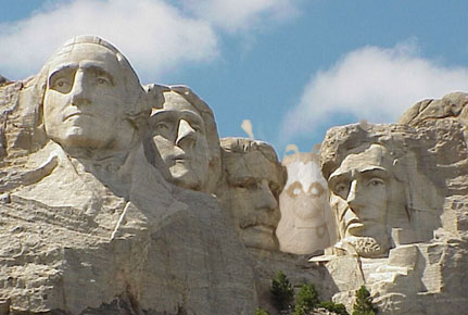 Screw you, honest Abe!&nbsp; Eggbert could kick your ass anytime!