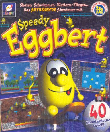 The SPEEDY EGGBERT box.&nbsp; Pretty much every word is a lie.