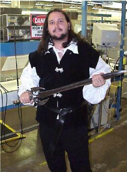 Me on Halloween at work...