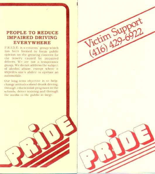 Original Pride Brochures