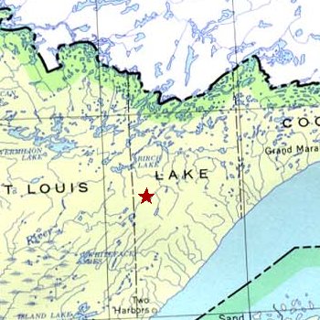 map of surrounding lakes