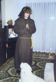 Als "Bruder Wolfgang" im Fasching 2003