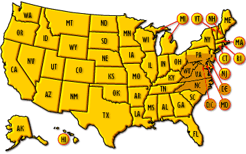 Map of America