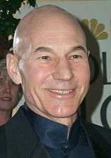 Patrick Stewart of Star Trek, X-Men, and yes, Moby Dick, is "naturally" bald.&nbsp; That's cool too!