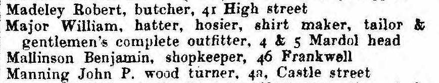 1909 Trade Directory