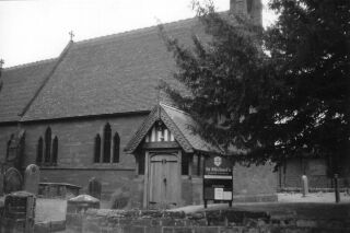Waters Upton church from the road