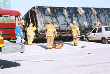 mock auto accident 2001