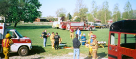 mock auto accident 2001