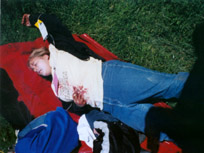 mock auto accident 2001