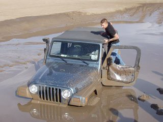 My Machine, she's a dud, I'm stuck in the mud somewhere in the swamps of Jersey