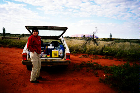 Britha ved AyersRock.