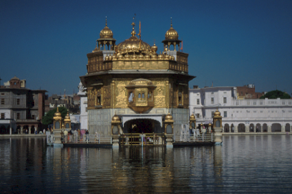 the Golden Temple in Amritsar.