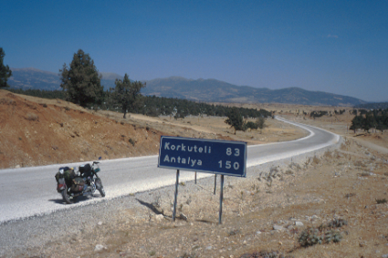 On my way to Antalia.