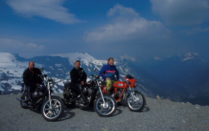Kie, Mads and Robert on Dalsniba.