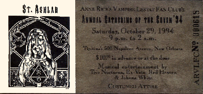 ticket from 1994 Gathering