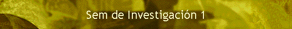 Sem de Investigaci�n 1