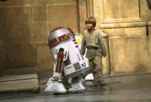 Anakin in Landing Ship on Naboo