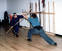 Spear Vs Three Sectional Staff