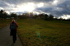 towards the sun