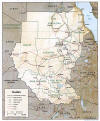Map of Sudan with photos