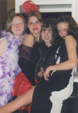 Hilarie, Laura, Angel, and Abbie