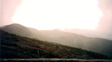 The crater left behind