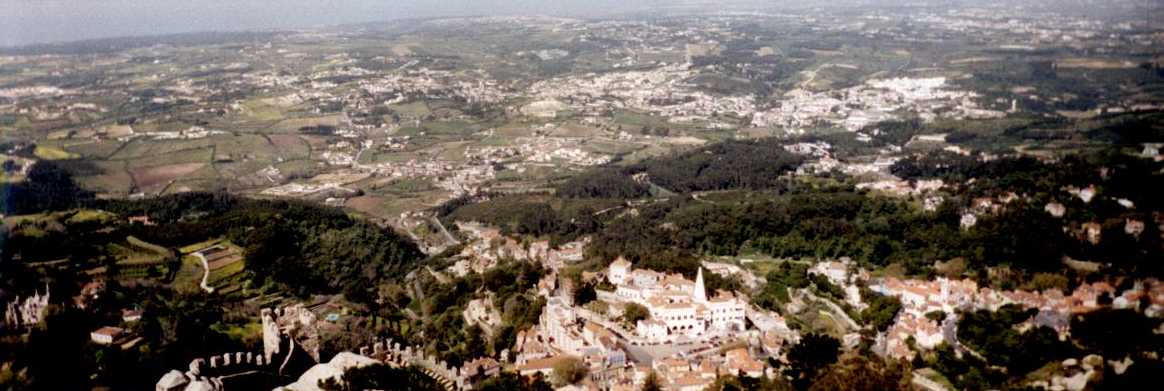 Sintra from the Moorish castle