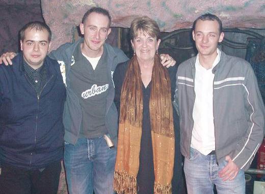 Dave, Scott & Barry (OTI team) with Maggie