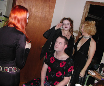 May I suggest a higher neckline?