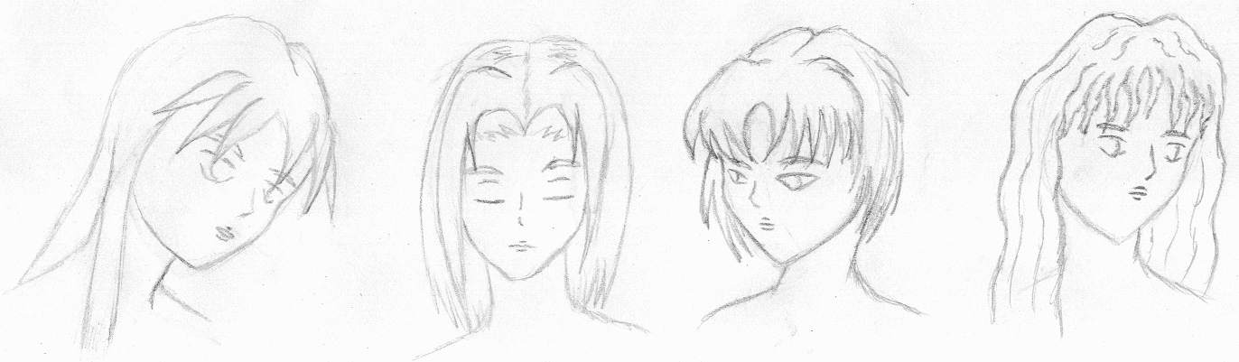 From left to right: Mary, Erin, Sonya, and A.J. (I'm gonna make a better pic of this... bleh)