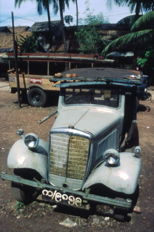 An old British car