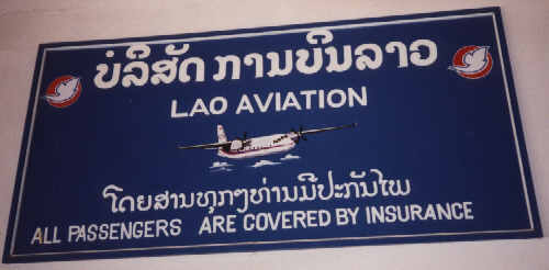 Reassurance from Lao Aviation