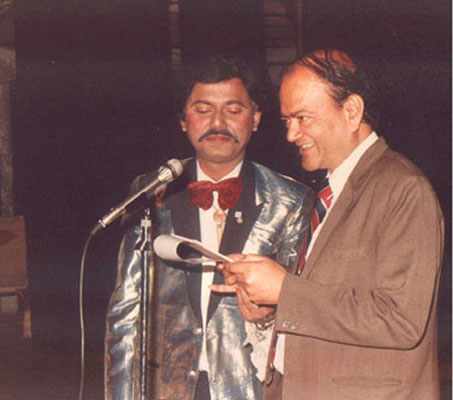 Magician Subash with CMD MECON on Independence Day Celebration