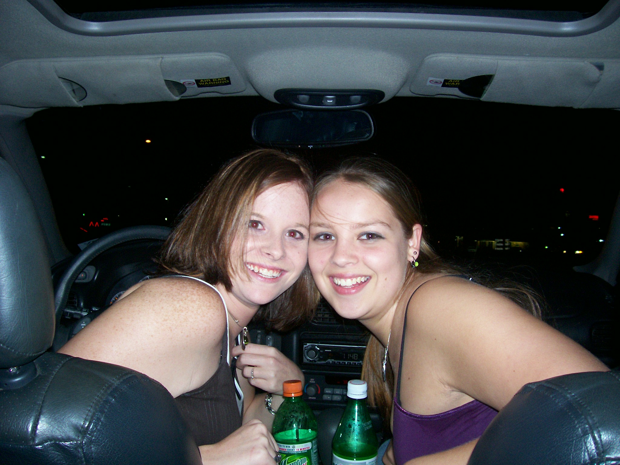 My cousin and I.. lookin all snazzy.