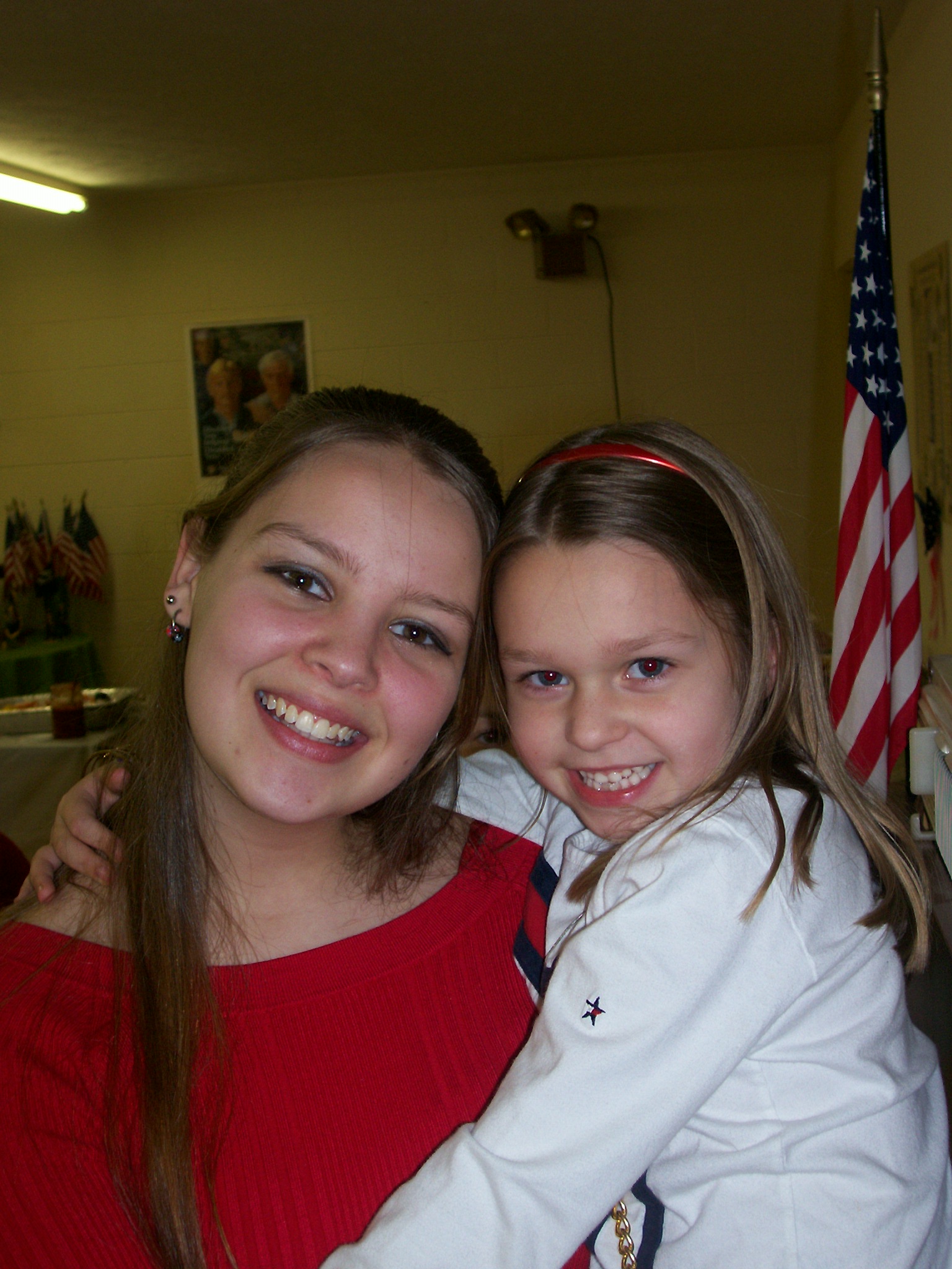 Me and Abby at Granny's Christmas party.