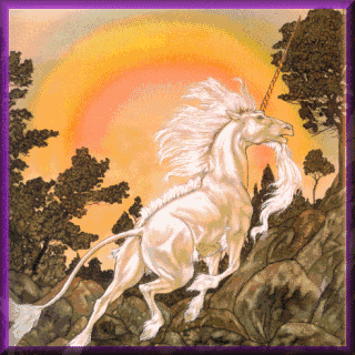 scanned by me out of Magical World of Unicorns by Michael Hague
