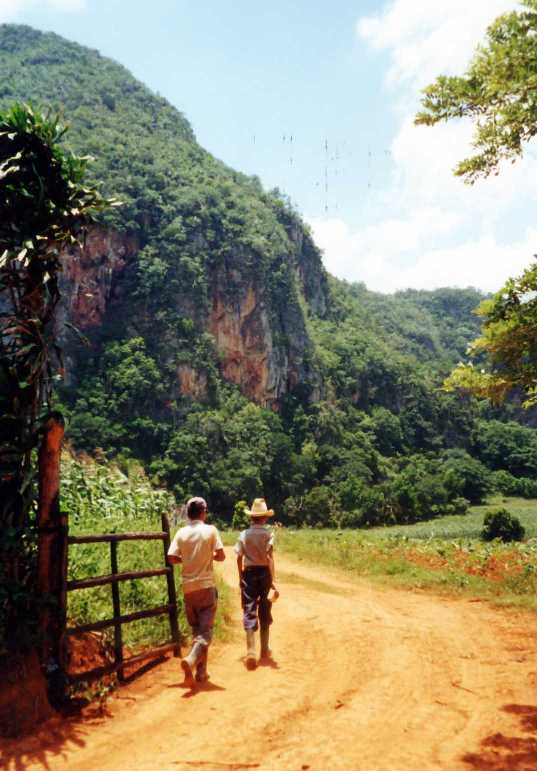 Two kids in Vinales