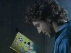 Del Piero reading the Topolino magazine
