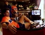 Alex relaxing, during the '98 World Cup