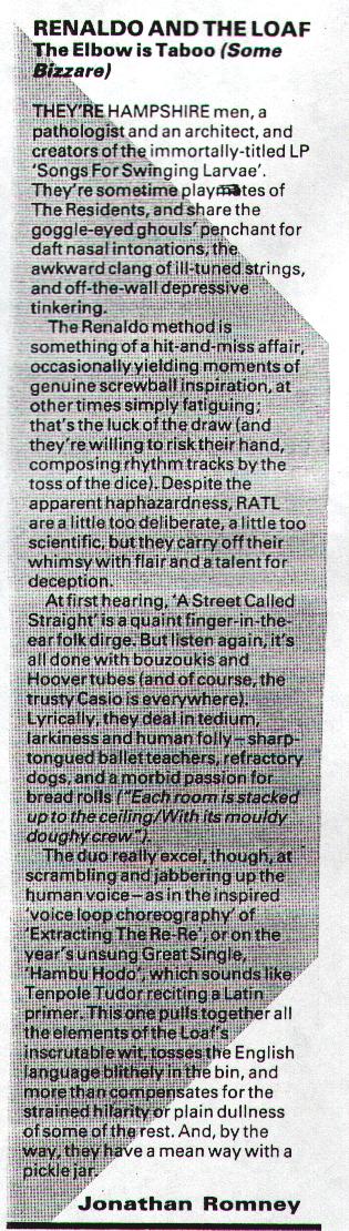 New Music Express review