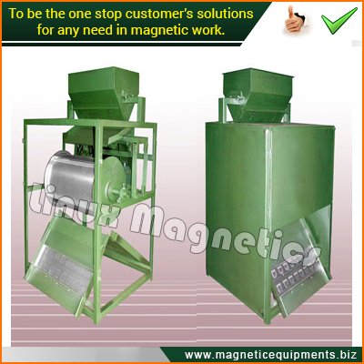 Magnetic drum separator