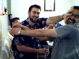 Samit tries to capture Frank(behind Ryan!)