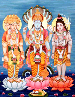 Brahm,Vishnu,Śiva