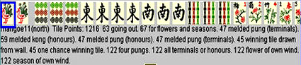 mangoe's MahJong Fans and MahJong opponents