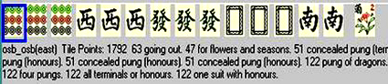 VirtualSuperSurvivor*s MahJong Hall Of Fame