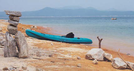 'Ocean Kayak' Scrambler XT at Lake Jocassee, South Carolina