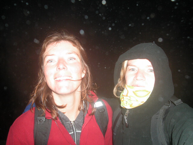 It's cold at the top