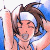 Hinata & Natsu at the beach! Larger pic