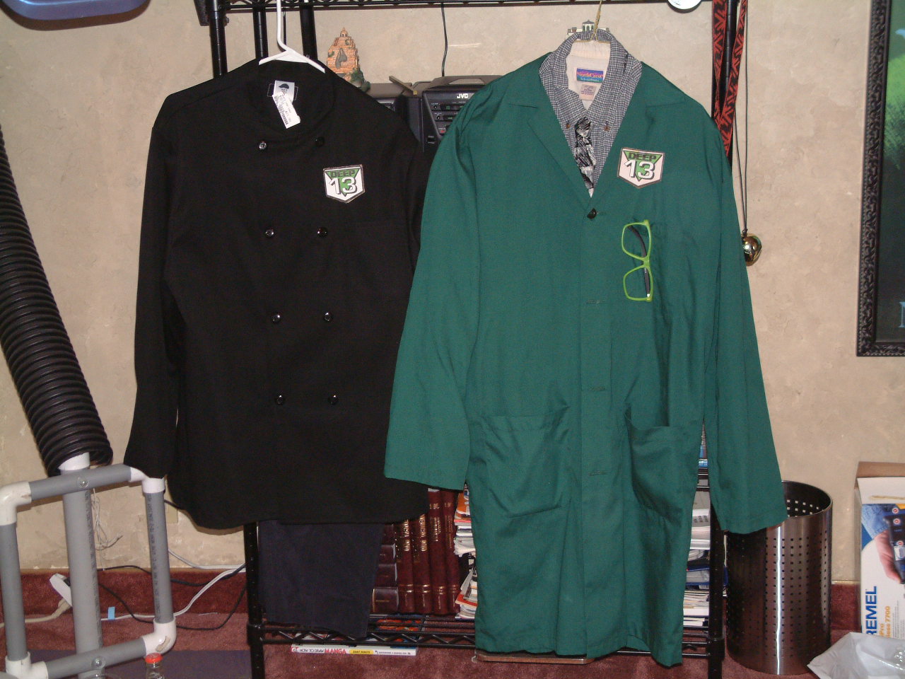 Frank And Forrester's final costumes