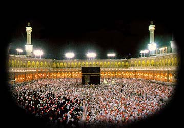 the Holy Mosque KABA - built by prophet Abraham(pbuh) with lakhs of muslims during Hajj representing the greatest equality